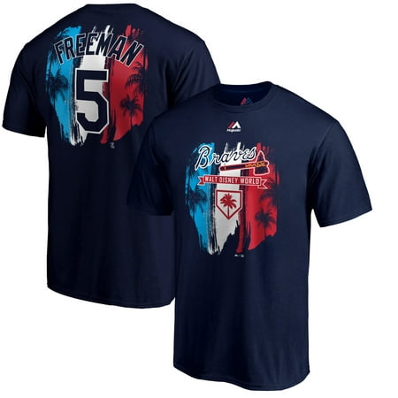 Freddie Freeman Atlanta Braves Majestic 2019 Spring Training Name & Number T-Shirt -