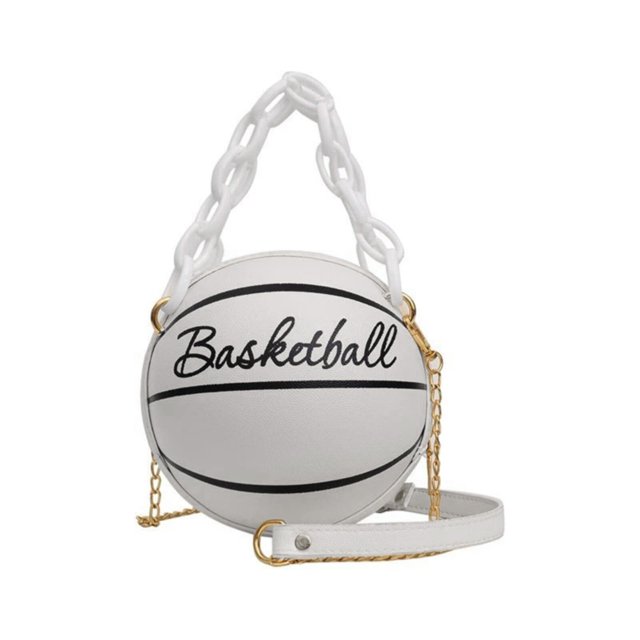 Bolso de hombro con forma de baloncesto para mujer, mochila con batería redonda, rociador, bolsa de trabajo, pequeña Fivean unisex