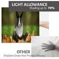 thumbnail image 6 of LALILO Kitchen Curtain Valance Little Funny Rabbit Rod Pocket Window Curtain 52"x 18" Set of 2, 6 of 6