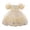 Beige, variant on Baby Girl Tulle Dress Blue Dress Sleeveless Summer Casual Dresses Primary School Graduation 9-12 Months