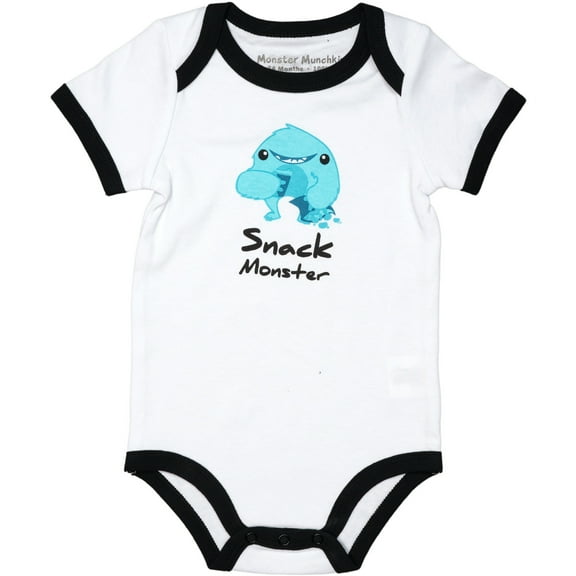 Pavilion Gift Company - Blue Snack Monster - 6-12 Months
Bodysuit