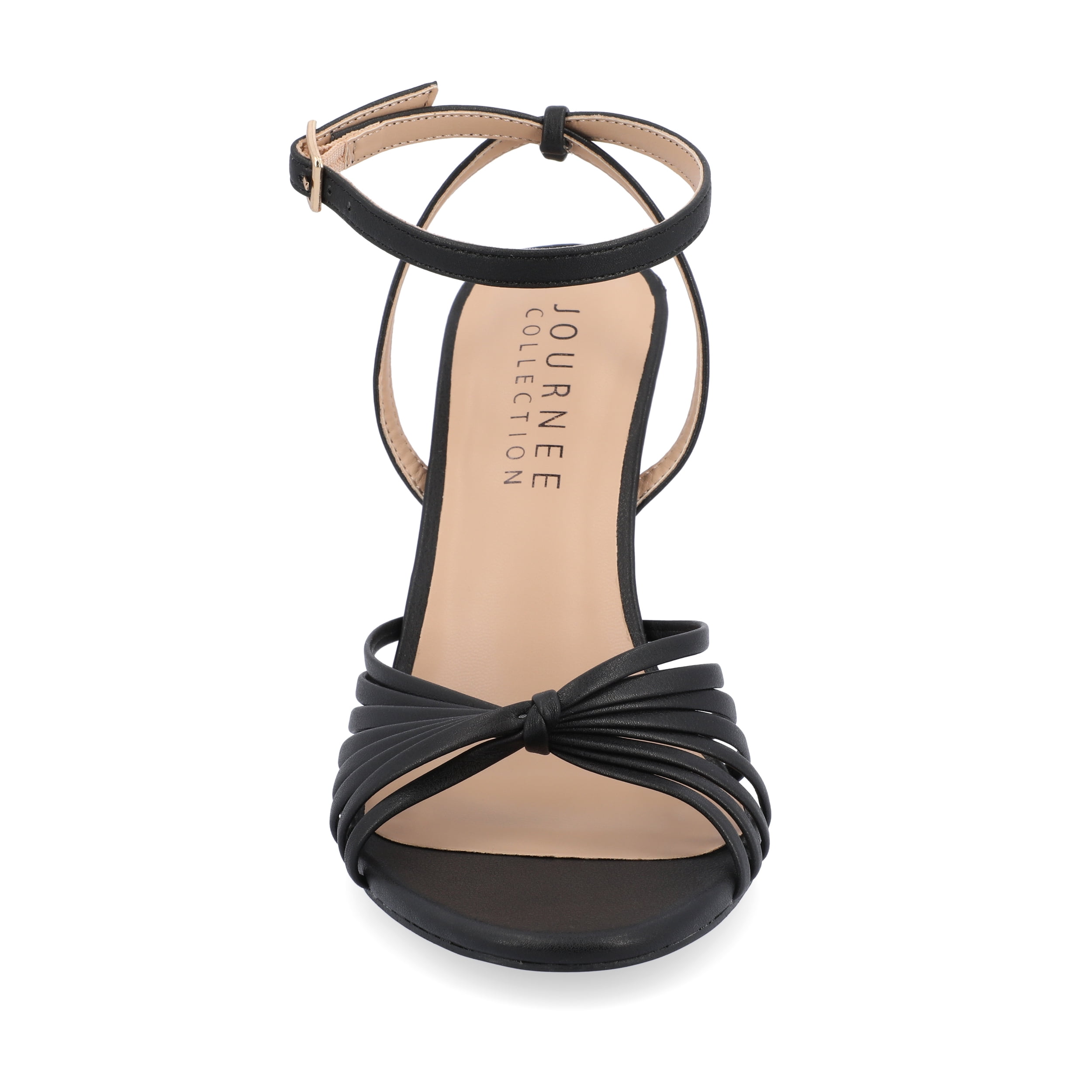 Journee Womens Vanita Multi Strap Stiletto Open Toe Dress Sandals, Widths Available