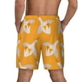 thumbnail image 4 of Gaeub Flying Ducks Mens Swim Trunks Stretch Beach Shorts Quick Dry for Men Swim Shorts Swimwear with Pockets- X-Large, 4 of 9
