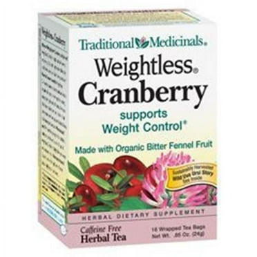 Traditional Medicinals Tea Weightless Cran-16 BG - Pack of 6