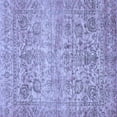 thumbnail image 1 of Ahgly Company Indoor Square Oriental Blue Traditional Area Rugs, 7' Square, 1 of 4