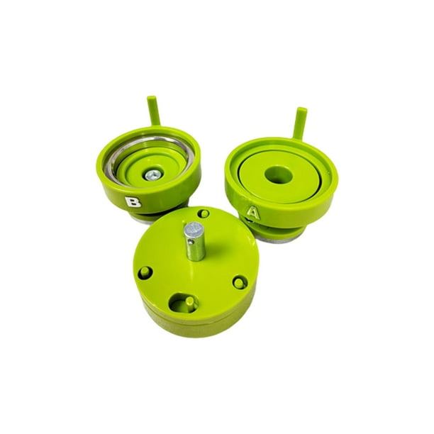 Accesorios de riel deslizante para fabricación de insignias, suministros de piezas de botón portátiles de 25mm/32mm/58mm para máquina de insignias, Sunnimix Molde para hacer botones de insignias