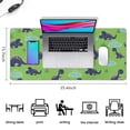 thumbnail image 5 of Long Mouse Pads for Desk,Green Cartoon Dinosaurs Ponds Pattern Desk Mats on Top Of Desks, Desk Mouse Pad Extra Large with 3mm Non-Slip Base and Stitched Edge for Gaming,Office,Work,Home 35.4"x15.7", 5 of 6