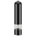 thumbnail image 3 of Dianli Automatic Pepper Grinder, Stainless Steel Electric Mill with Adjustable Coarseness, One-Handed Operation, Refillable, Battery Operated (Batteries Not Included), Black/Silver Christmas Gift, 3 of 7