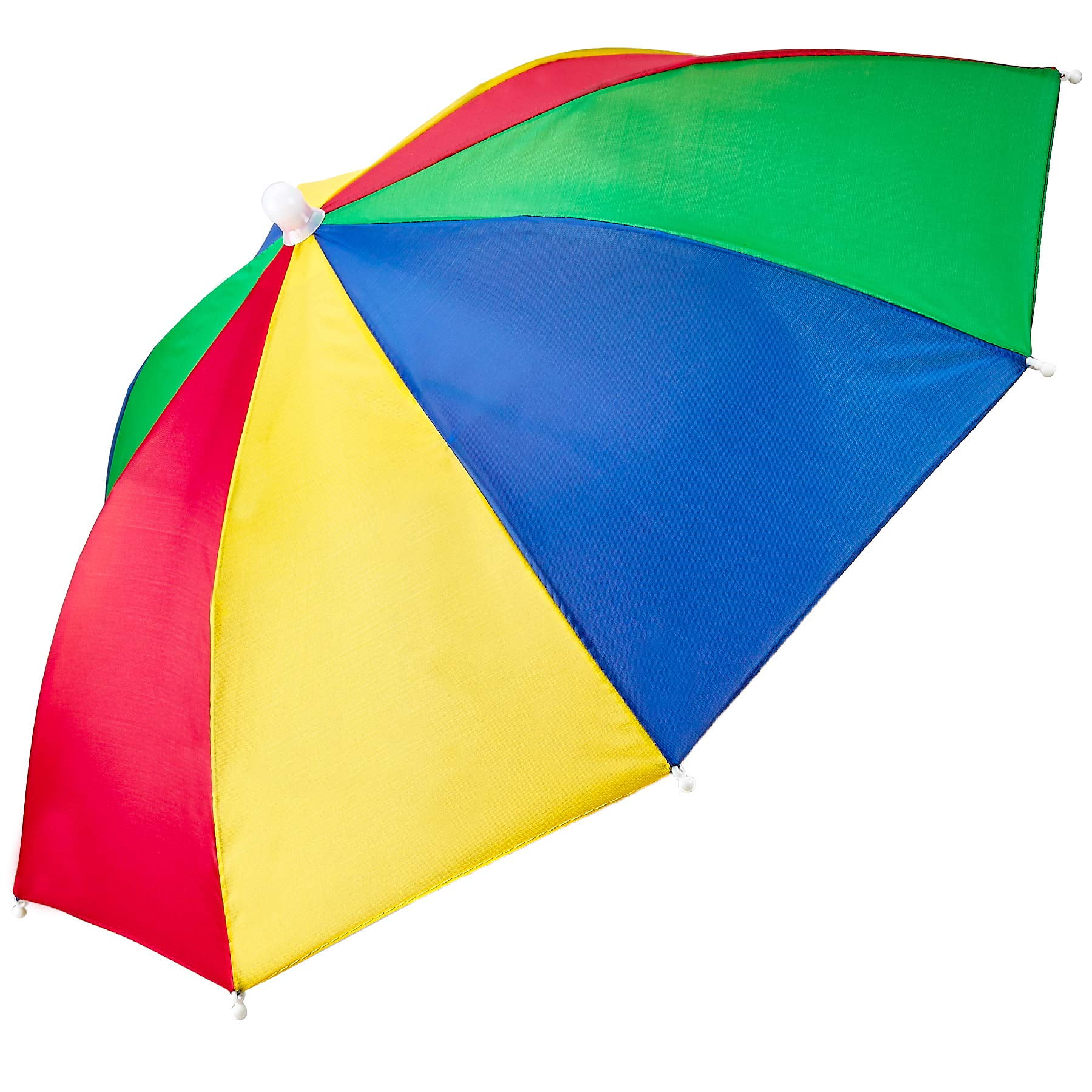 Umbrella Hat for Kids Adults Outdoor Multicolor Head Umbrella Cap