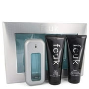 French Connection UK Fcuk - 3 Pc Gift Set 3.4oz EDT Spray, 6.7oz Shower Gel, 6.7oz After Shave Balm