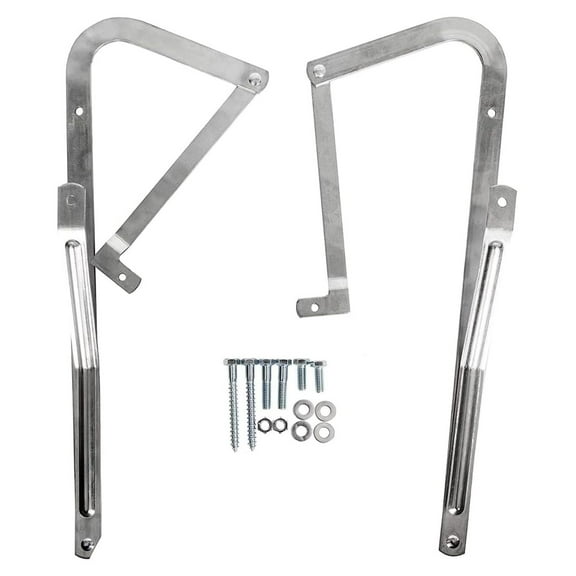 Attic Ladder Spreader Hinge Arms Replacement Kit for Werner 55-1 2006 and Older - (Pair)