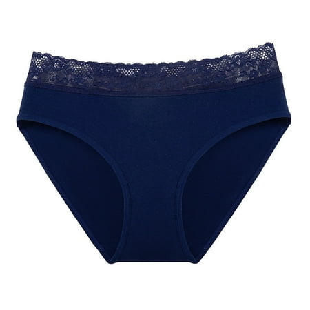 

YDKZYMD Women s Underwear Low Waist Floral Lace Soft G-String Comfortable Seamfree No Show Thongs Panties