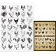 thumbnail image 1 of Sellos transparentes de pollos de granja para hacer tarjetas. Sellos de silicona transparentes decorativos de razas de pollos: gallo y gallina., 1 of 8
