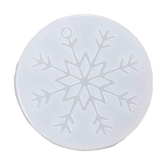 Minnieouse Molde de pastel de copos de nieve, pudín de Chocolate, gelatina, jabón hecho a mano, molde de silicona para pastel y Cupcake Ropa, zapatos y accesorios Miscelánea Blanco 18g