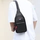 thumbnail image 3 of Bolsa Impermeable de Nylon Del Pecho de los Hombres - Paquete Frontal Elegante - Bolsa Multicapa de Gran Capacidad Bolsa de Cuerpo Cruzado Pequeña, 3 of 8