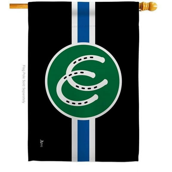 Americana Home & Garden H148021-BO Pony Pride Support 28 x 40 in. Double-Sided Decorative Horizontal House Flags for Decoration Banner Garden Yard Gift