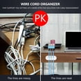 thumbnail image 3 of unbranded 26Ud Organizador De Cables Para Escritorio Con Clips Autoadhesivos, 3 of 8
