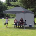 thumbnail image 6 of MASTERCANOPY 8 x 8ft Pop-up Canopy Tent with 1 Sidewall, Dark Gray, 6 of 7