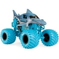 thumbnail image 4 of Monster Jam, Official Megalodon Monster Truck, Collector Die-Cast Vehicle, 1:24 Scale, 4 of 8