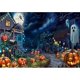 thumbnail image 2 of Mysterious House Halloween Backdrop for Photography Witch Garden Evil Pumpkins Newborn Child Portrait Photo Background Decor (5x3FT), 2 of 4