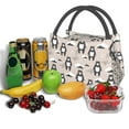 thumbnail image 3 of Honeii Cartoon Bear Brown Print Cooler Bag Insulated, Large Leakproof Soft Sided Portable Cooler Bag,Lunch Box Lunch Bag, 3 of 6