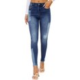 thumbnail image 1 of Jeans de mujer de talle alto ajustados elásticos suaves ajustados desgastados cómodos Jeggings clásicos pantalones de mezclilla 131-blue4, 1 of 5