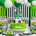 thumbnail image 5 of Soccer Number Candle Soccer Number 5 Cake Topper Happy Birthday Cake Candle Sparkling Sequins Soccer Football Theme Birthday Party Decorations Celebrations Supplies, 5 of 5