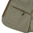 thumbnail image 4 of Chaleco de pesca Macarena Multi-bolsillo de Dril 5XL Caqui, 4 of 8