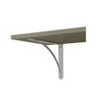 thumbnail image 5 of Style Selections 9.06-Inches L x 0.98-Inches W x 6.54-Inches D White Shelf bracket, 5 of 6