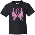 thumbnail image 3 of Inktastic Breast Cancer Awareness with Butterfly Ribbon Words Youth T-Shirt, 3 of 5