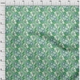 thumbnail image 4 of oneOone Viscose Chiffon Green Fabric Abstract Sewing Craft Projects Fabric Prints By Yard 42 Inch Wide, 4 of 5