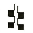 thumbnail image 3 of Furinno 3 Tier Wall Mount Floating Corner Radial Shelf, Set of 2, 3 of 6
