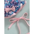 thumbnail image 5 of Hirigin Toddler Baby Girl Swimsuit 6 12 18 Months 2T 3T 4T Bathing Suit Bikini Sets Swimwear Summer Beach Wear with Hat, 5 of 8