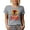 Heather Grey, variant on The Real Workout Starts When You Want to Stop Quote feat. a Weightlifter, White T-Shirt, XL
