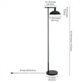 thumbnail image 6 of Evelyn&Zoe Conan 68" Metal Floor Lamp with Metal Shade, Blackened Bronze, 6 of 6