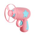 thumbnail image 1 of Juguetes amarillos para niños, pistola de eyección de libélula de bambú luminosa, platillo volador con Flash giratorio, 1 of 5