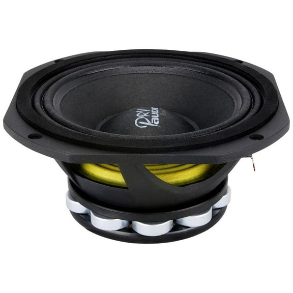 PRV AUDIO 6.5 Inch Midrange Speaker 6MR500-NDY-4 500 Watts 4 Ohm Neodymium Magnet, High Output Loudspeaker for Car Audio & Motorcycle Single
