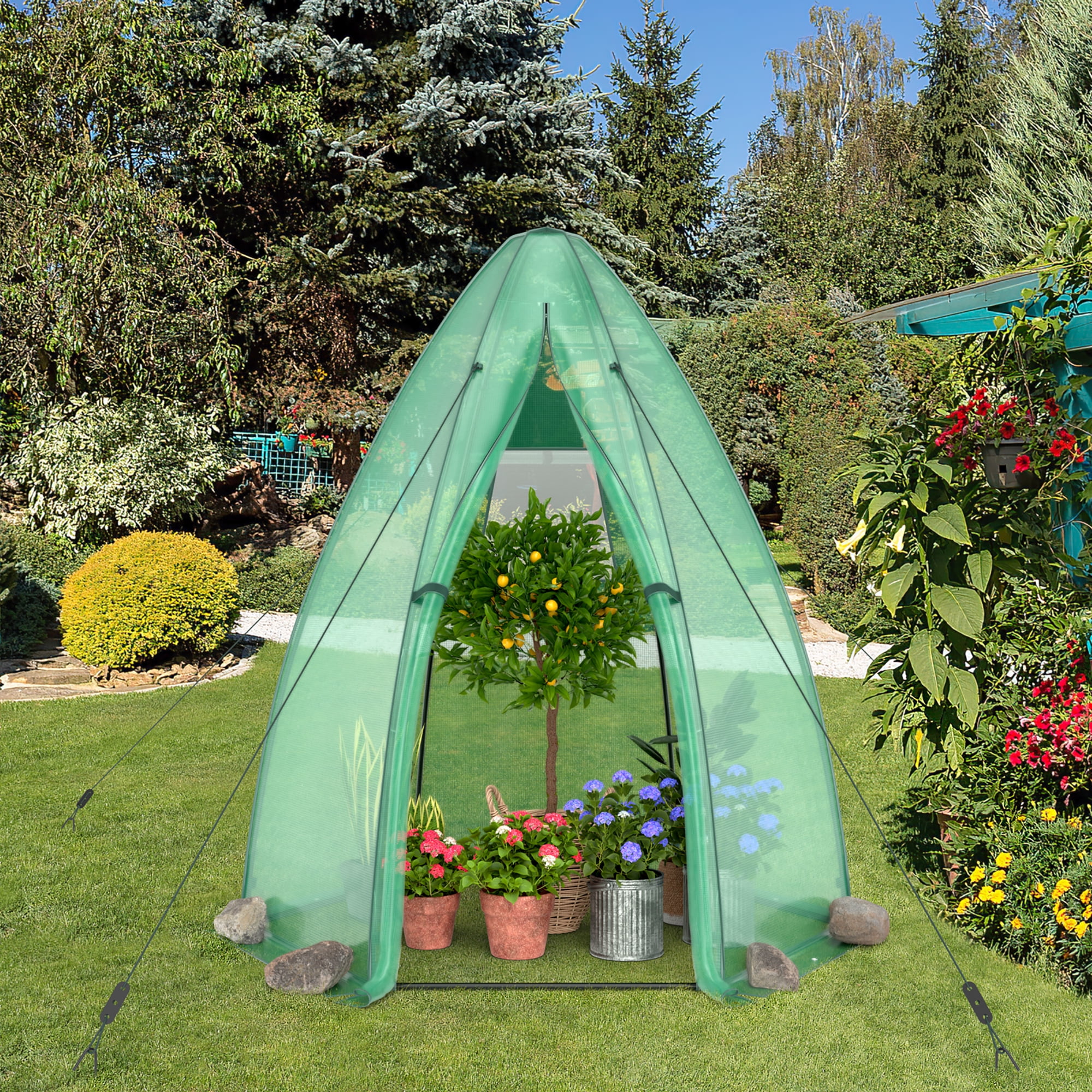 Free Shipping! Costway 5.5'x 5.5'x 6' Portable Mini Garden Free Shipping! Costway 5.5'x 5.5'x 6' Portable Mini Garden