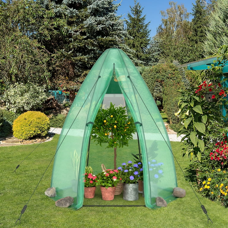 Free Shipping! Costway 5.5'x 5.5'x 6' Portable Mini Garden