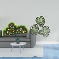 thumbnail image 2 of Alfombra de piso,Alfombra de piso irregular,suave y moderna.,Alfombra de flores y plantas para la mesita de noche,antideslizante y estética.,Placa de pared con hojas de palma,Decoración de, 2 of 8