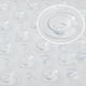 thumbnail image 4 of Alfombrilla de ducha para baño de 40 x 100 cm, de PVC, antideslizante, de tiras largas, con ventosas para el hogar, color blanco, 4 of 5