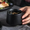 thumbnail image 4 of 2xPottery Taza de China Tazas de Japonesas Ocupadas Tazas de de Negro a Sunnimix tazas de té de cerámica cerámica, 4 of 8