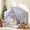 Gray, variant on SweHouse Large Kids Play Tent Indoor, 2-in-1 Playhouse with Mat and Star Lights, Outdoor Toddler Princess House for Playroom for Bedroom Inside for Girls Boys Birthday Gifts (Gray)