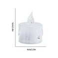thumbnail image 3 of Flameless LED Teardrop Candle for Home Decor - Battery Operated Safe Romantic Atmosphere Light for Weddings, Birthdays & Festive Decorations, 3 of 6