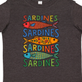 thumbnail image 4 of Inktastic Colorful Sardines Art Boys or Girls Toddler T-Shirt, 4 of 5