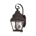 thumbnail image 5 of Livex Lighting Exeter 2 Light Outdoor Wall Lantern in Bronze, 5 of 9