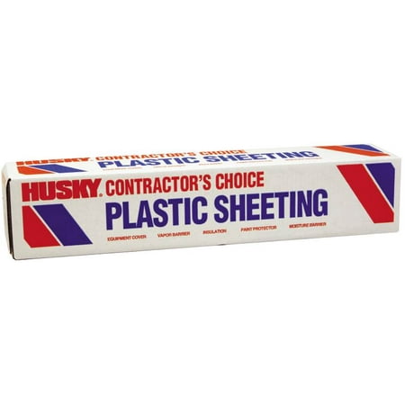 Poly america 0 7 mL Painter Opaque Plastic Sheeting 12 x