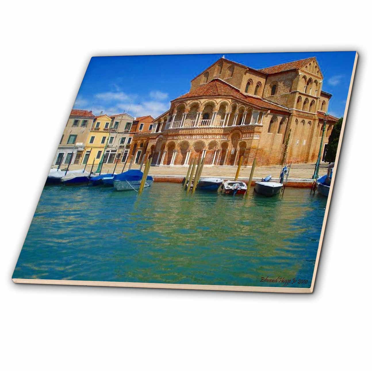 3dRose Venice Italy Ceramic Tile, 6inch