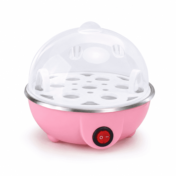 Egg Cooker,With Heating Plate Can Cook 7 Large Eggs Automatic Power Off Suitable for Kitchen Cooking ()