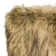 thumbnail image 3 of Safavieh Golden Noir Solid Plush Fur Pillow, 3 of 4